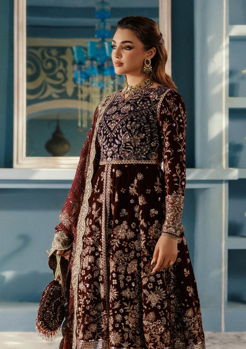 Aik Aitler Embroidered Velvet  Suit UDAIPUR - LOOK 03