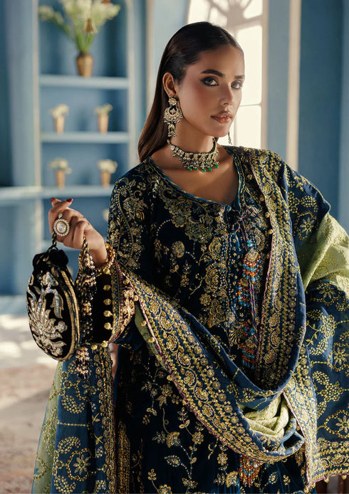 Aik Aitler Embroidered Velvet  Suit UDAIPUR - LOOK08