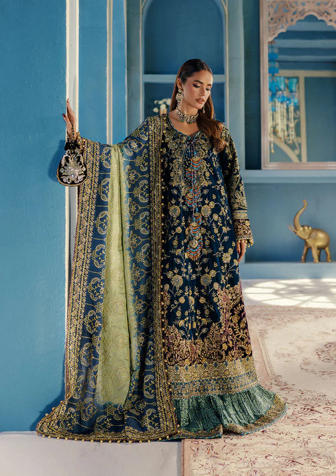 Aik Aitler Embroidered Velvet  Suit UDAIPUR - LOOK08