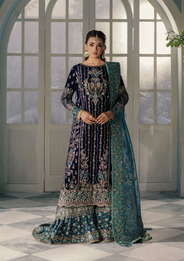 Aik Aitler Embroidered Velvet  Suit UDAIPUR - LOOK 10
