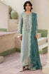 Zarqun Embroidered Raw Silk 3PC Suit 25103B