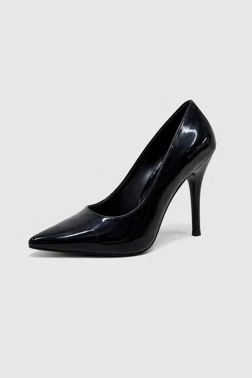 Black Patent Heel 12924