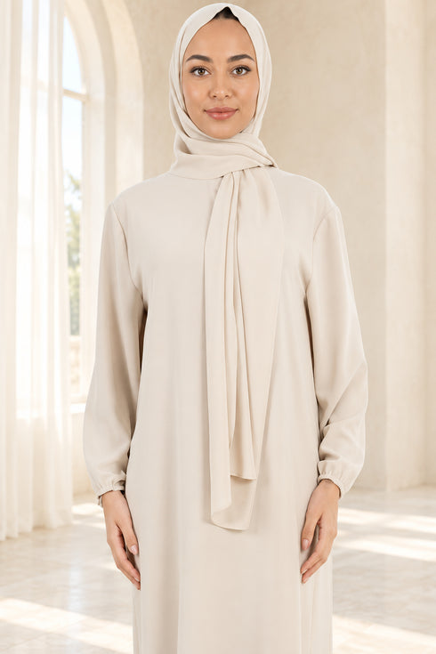 Women’s Plain Abaya – Lightweight Modest Long Dress