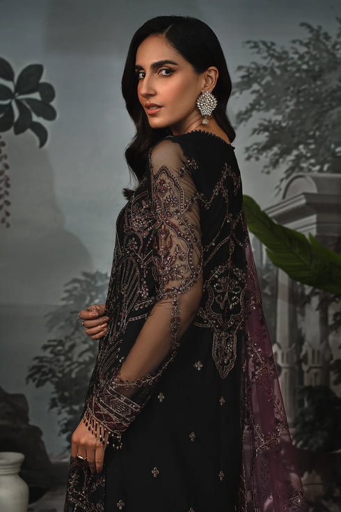 Zarif Embroidered Net 3 Piece Suit ZLR 04