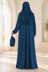 Prien Women’s Muslim Prayer Dress Set with Hijab and Carry Bag