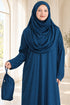 Prien Women’s Muslim Prayer Dress Set with Hijab and Carry Bag