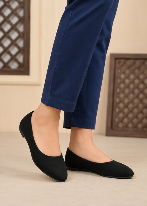 Women's Classic Black Ballet Flats