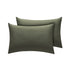 Easy-Care Non-Iron Percale Green Pillow Cases | Divine Textiles (Pair of 2)