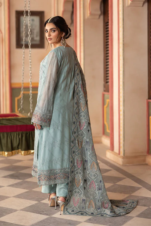 Ramsha Embroidered Chiffon Suit T-302