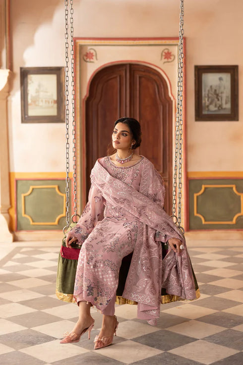 Ramsha Embroidered Chiffon Suit T-303