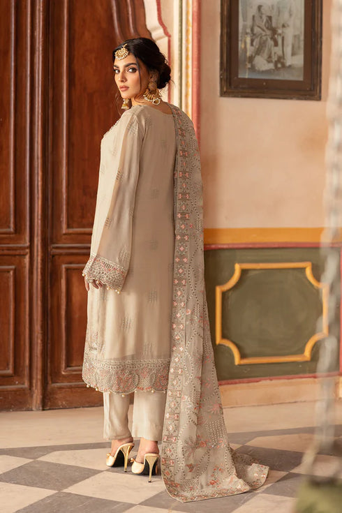 Ramsha Embroidered Chiffon Suit T-305