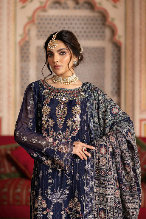 Ramsha Embroidered Chiffon Suit T-306