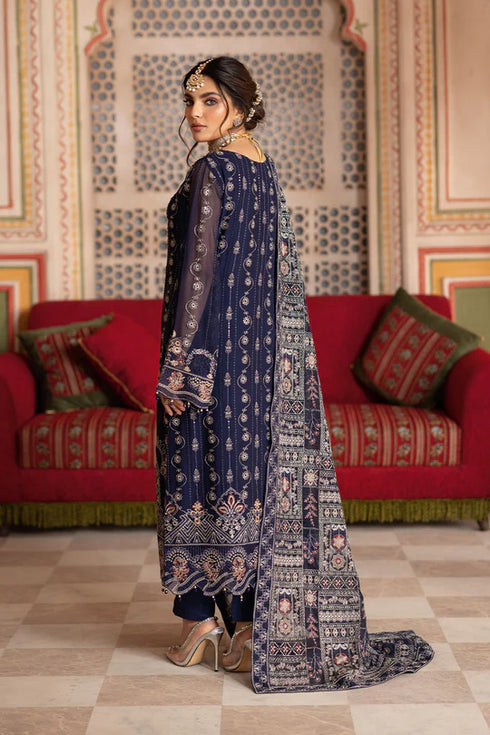 Ramsha Embroidered Chiffon Suit T-306