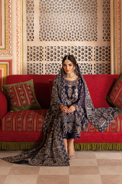 Ramsha Embroidered Chiffon Suit T-306