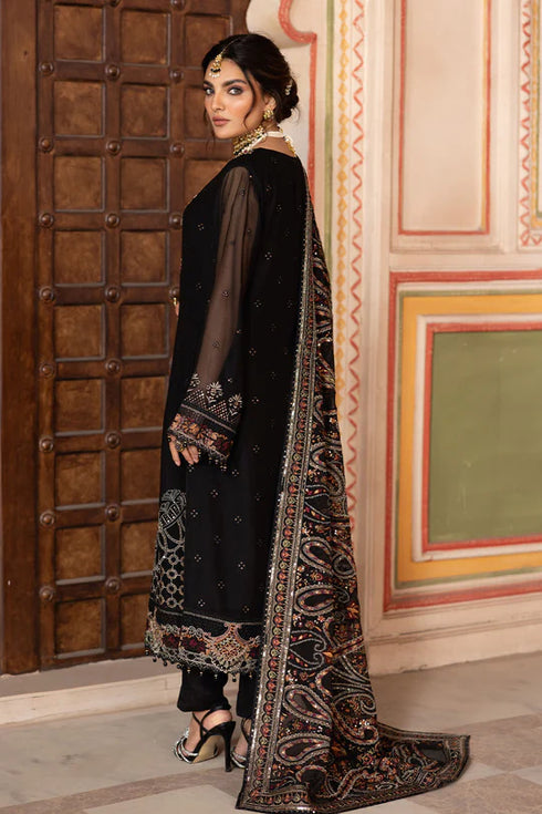 Ramsha Embroidered Chiffon Suit T-304
