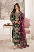 Ramsha Embroidered Organza Suit P-208