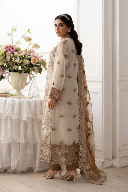 Ramsha Embroidered Organza Suit P-209