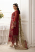 Ramsha Embroidered Organza Suit P-204