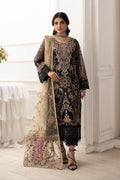 Ramsha Embroidered Organza Suit P-206