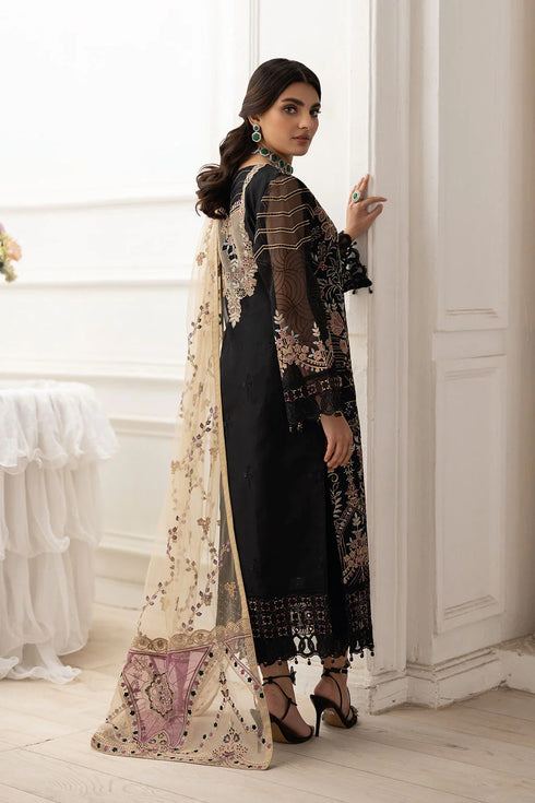 Ramsha Embroidered Organza Suit P-206