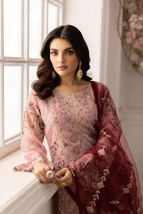 Ramsha Embroidered Organza Suit P-201