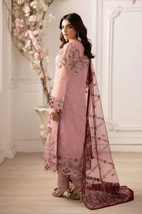 Ramsha Embroidered Organza Suit P-201