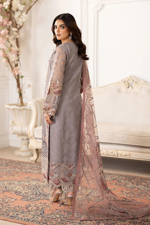 Ramsha Embroidered Organza Suit P-205