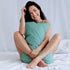 Easy-Care Non-Iron Percale Green Pillow Cases | Divine Textiles (Pair of 2)