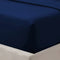 Extra Deep Fitted Microfiber Sheets 40cm, Shrinkage & Fade Resistant-Navy Blue
