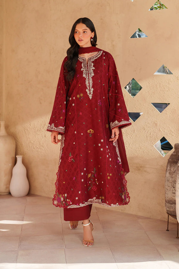 Iznik Embroidered Lawn suit EL-02