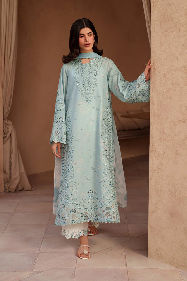 Iznik Embroidered Lawn suit EL-06
