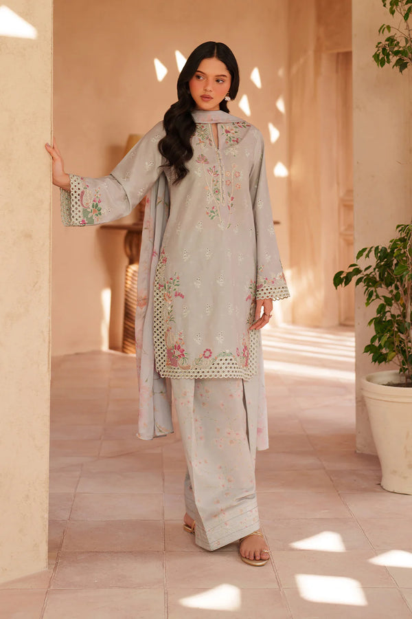 Iznik Embroidered Lawn suit EL-12