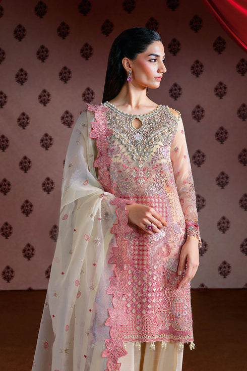 Ramsha Embroidered Organza Suit E-302