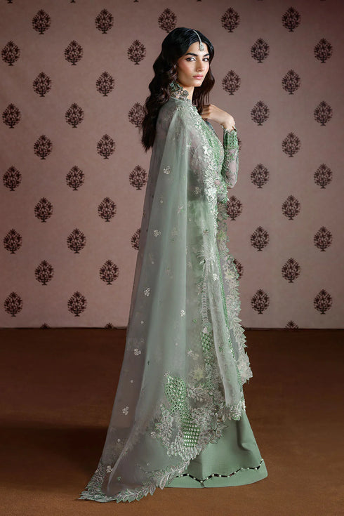 Ramsha Embroidered Organza Suit E-301