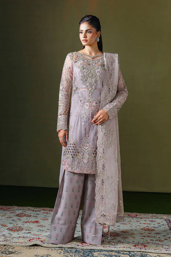 Ramsha Embroidered Organza Suit E-308