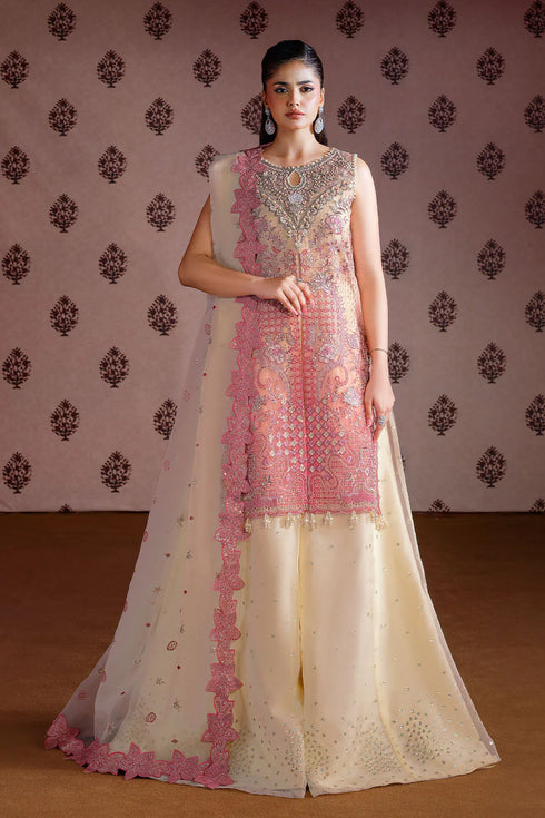 Ramsha Embroidered Organza Suit E-302