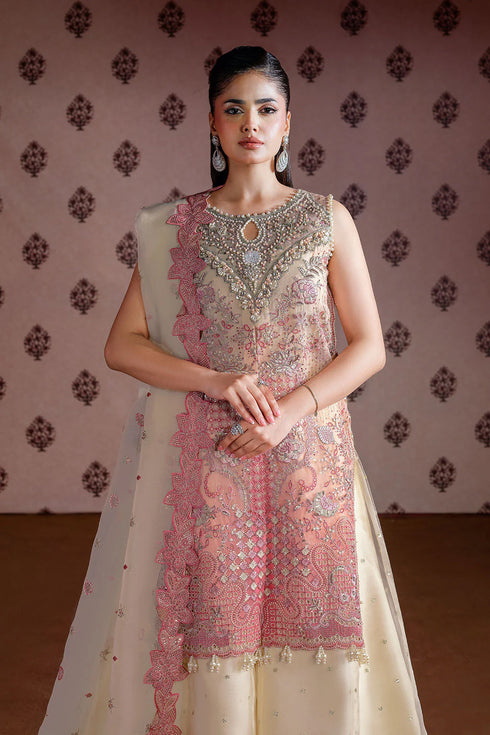 Ramsha Embroidered Organza Suit E-302