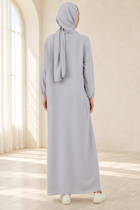 Women’s Plain Abaya – Lightweight Modest Long Dress