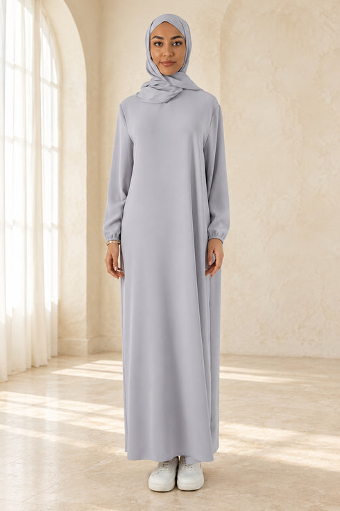 Women’s Plain Abaya – Lightweight Modest Long Dress