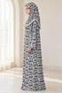 Yaqeen Women’s One-Piece Islamic Prayer Dress with Attached Hijab
