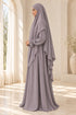 Yaqeen Women’s Abaya and Diamond-Cut Khimar Two-Piece Prayer Set