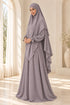 Yaqeen Women’s Abaya and Diamond-Cut Khimar Two-Piece Prayer Set