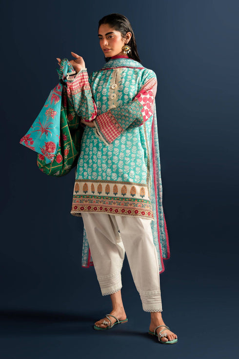 Sana Safinaz Lawn 2 Piece suit  H242-019B-2DD