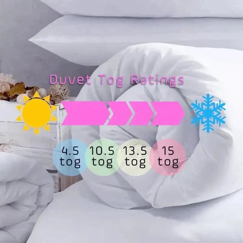 Duvet Quilt 4.5 Tog | 10.5 Tog | 13.5 Tog | 15 Tog
