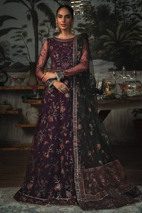 Zarif Embroidered Net 3 Piece Suit ZLR 02