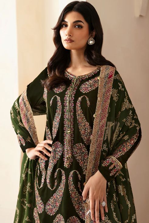 jazmin Pure Velvet 3 Piece Suit VF-2023