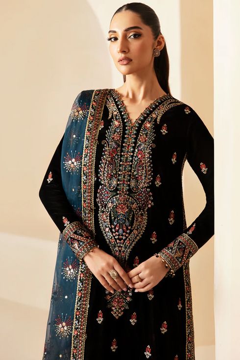 jazmin Pure Velvet 3 Piece Suit VF-2028