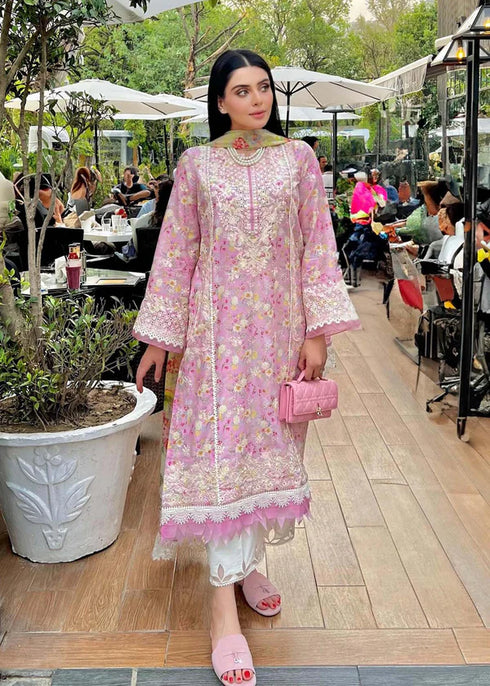 Kanwal Malik Embroidered Lawn Suit LYLE