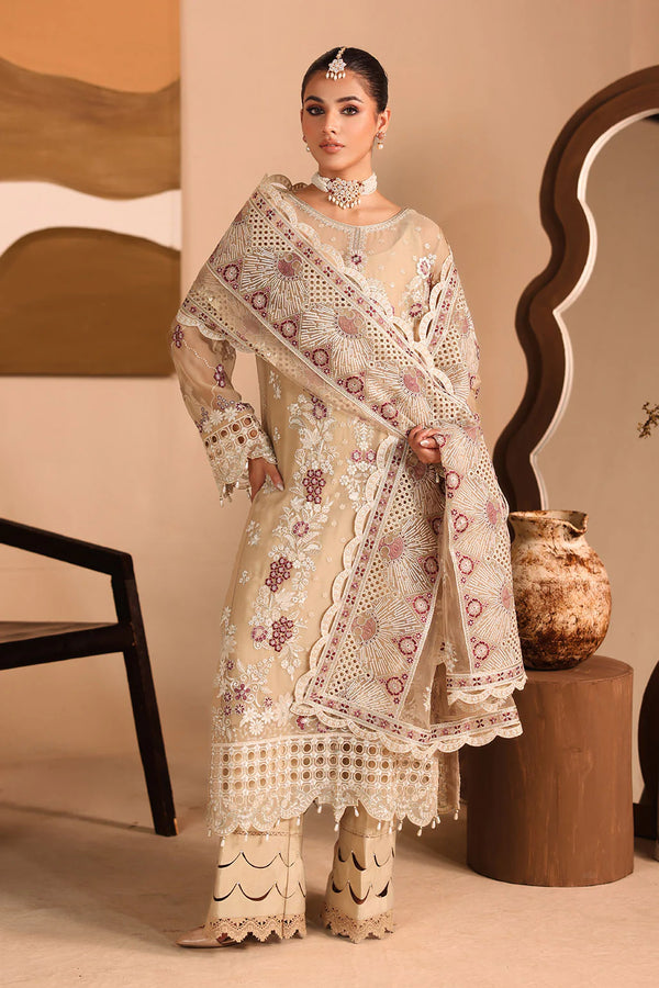 Ramsha Embroidered Chiffon Suit K-303