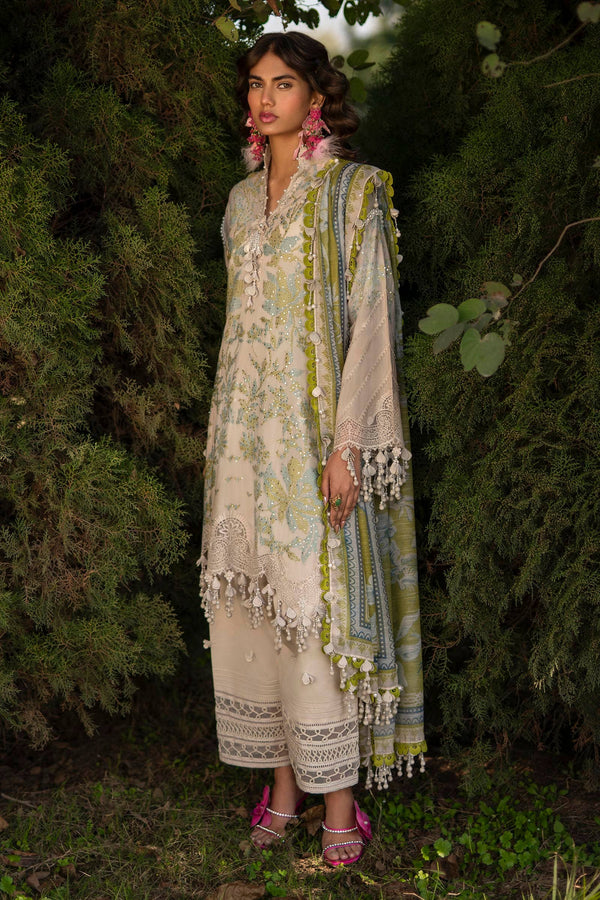 Sana Safinaz Embroidered Lawn 3 Piece suit L241-008A-3CV